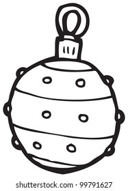 Christmas Tree Bauble Cartoon Stock Illustration 99791627 | Shutterstock