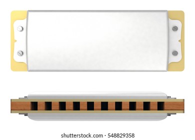 Chromatic Harmonica (3D Model)