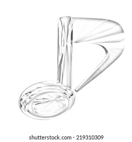 Chrome note icon on a white background. Pencil drawing 