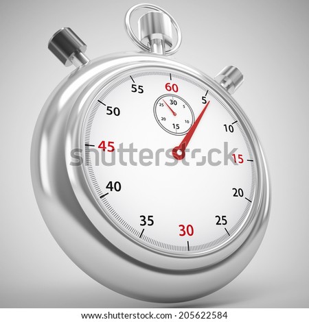 Chronometer isolated on white