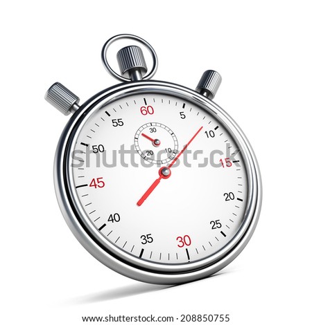 Chronometer isolated on white background