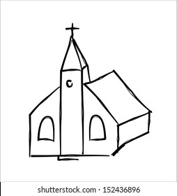 Church Drawing Images, Stock Photos & Vectors | Shutterstock