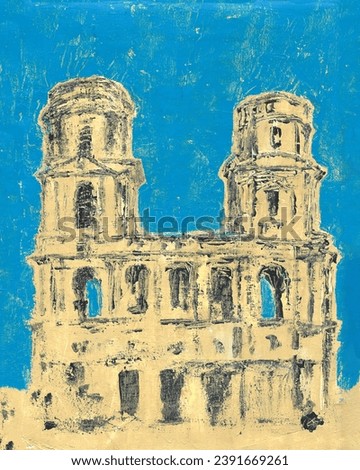 The Church of Saint Sulpice in Paris art painting