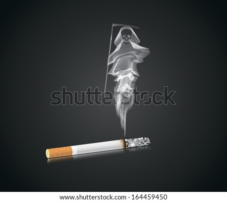 Similar – Image, Stock Photo butt stump Cigarette