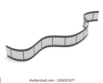 Cine Film 3d Rendering Stock Illustration 1104327677 