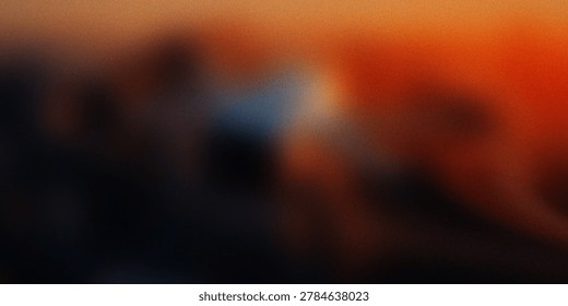 Cinematic lighting effect combining warm amber flare against deep navy shadows with fine film grain texture perfect for evocative moods and creative digital art composition projects.