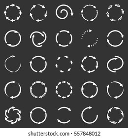 Circle Arrows Icon Set