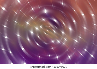 Circle background illustration digital. Elegant vintage disco movement.