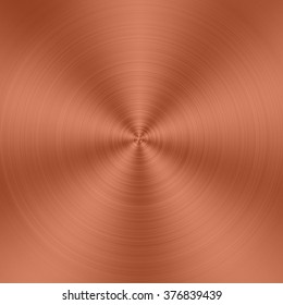 Circle Copper Texture Background