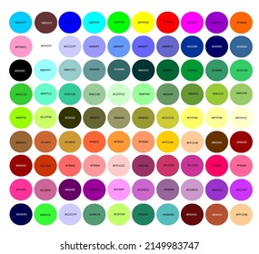 Circle Diagram Rgb Mode Color Code Stock Illustration 2149983747 ...