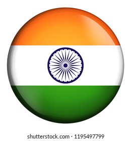 Download button flag india round shape Images, Stock Photos ...