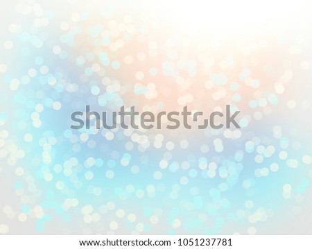 Circle light Unicorn Galaxy Seamless pattern in repeat.Pastel clouds and sky with bokeh . Cute bright candy background . Concept for montage yours product or presentation for girl .Princess style.