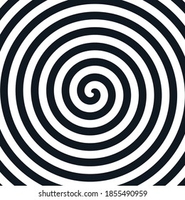 The circle line revolves around itself. Used in the mysterious media