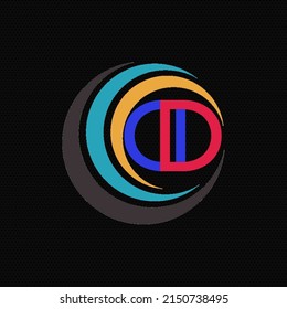 Circle Symbol Initial Dd Stock Illustration Shutterstock