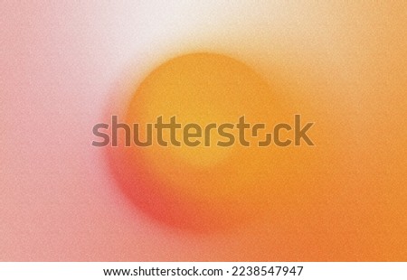 circle yellow gradient blurred with grain noise effect background, for art product design, social media, trendy,vintage,brochure,banner