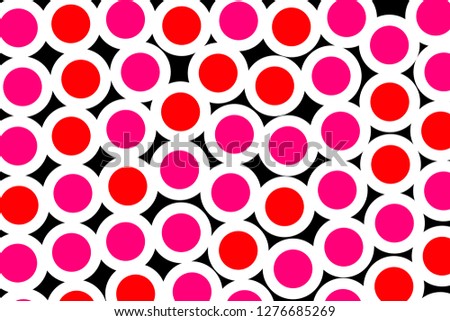 Circles backdrop and flat texture for futuristic design