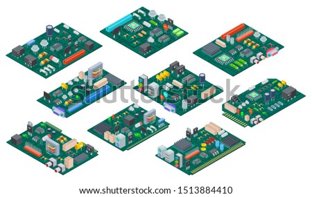 Similar – Image, Stock Photo Integrated semiconductor microchip microprocessor