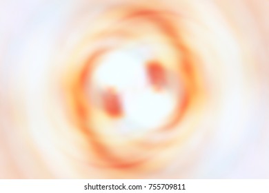 Circular blur background with twisted line part