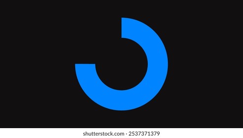 Circular dial transition. Cool Loop motion graphics and animated background transition with cool colors. Easy to use in any video. - Powered by Shutterstock