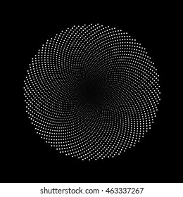 circular dot for graphic design.
