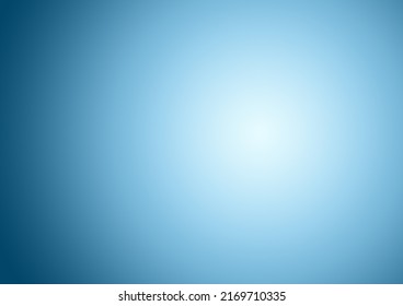 Circular Gradient Background Of Blue Light