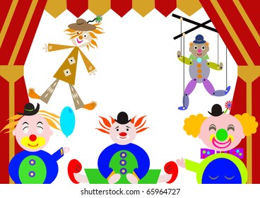 Stockillustrationer Bilder Och Vektorgrafik Med Puppet Theater Shutterstock