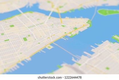 city map 3D illustration - Shutterstock ID 1222644478