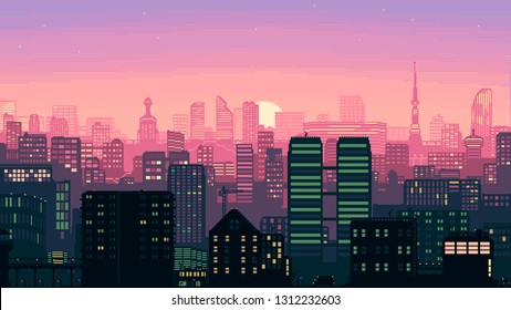 City Pixel Art