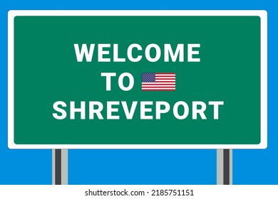 City Shreveport Welcome Shreveport Greetings Upon Stock Illustration ...