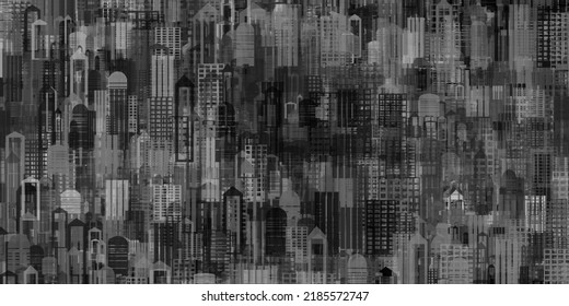 City Skyline Illustration Skyscraper Textures Stock Illustration ...