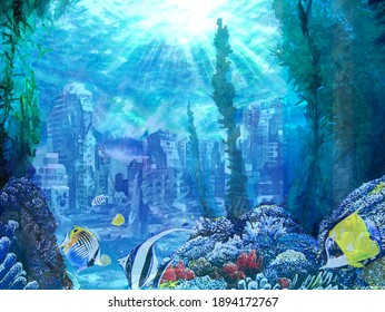 海底 遺跡 のイラスト素材 画像 ベクター画像 Shutterstock