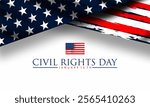 Civil Rights Day greeting card concept , vektor background banner 