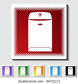 Clasp Envelope Icon Tone