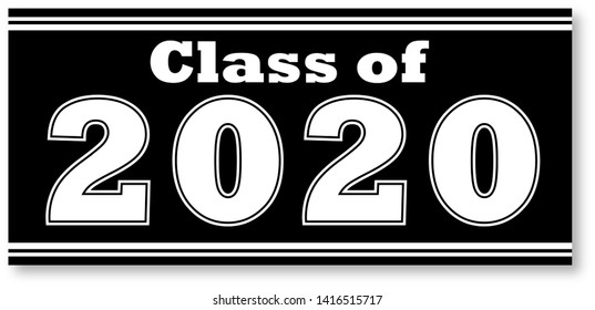 Class Of 2020 Graduation Banner