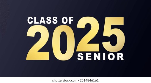 Class of 2025, word lettering script banner. Congrats Graduation lettering with academic cap. Template for design party high school or college, graduate invitations. - Powered by Shutterstock