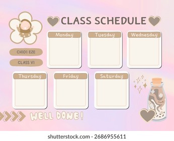 Class Schedule work for you 