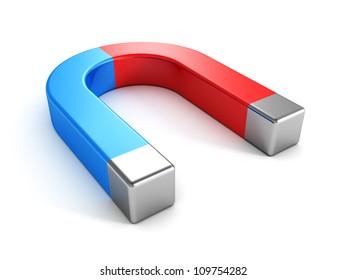 Red Blue Magnet There Difference Poles Stock Photo (Edit Now) 1135378787