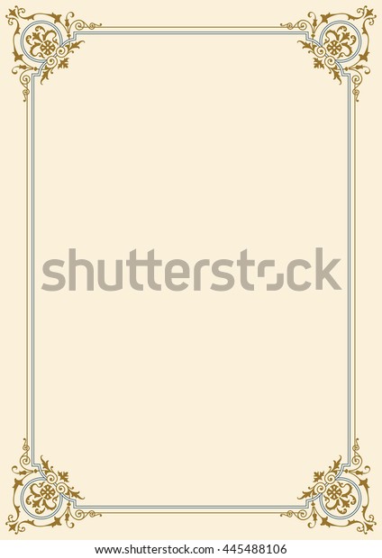 Classic Page Floral\
Frame