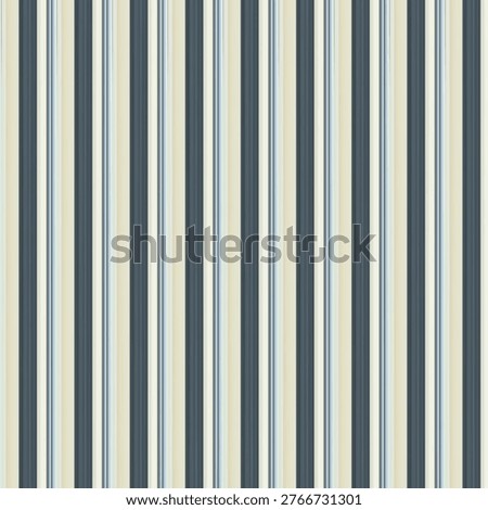 A classic vertical stripe pattern in deep navy blue or dark teal with neutral tones like cream, beige, or taupe.