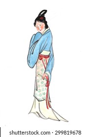 3,658 Chinese woman watercolor Images, Stock Photos &amp; Vectors ...