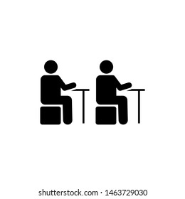 Classroom Lesson Listen Pictogram Icon Stock Illustration 1463729030 ...