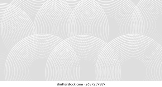 Clean abstract background featuring a subtle grey pattern of overlapping concentric circles, ideal for modern and minimalist design aesthetics. - Powered by Shutterstock - Get 15% off with code: PIKWIZARD15