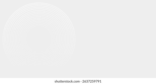 Clean abstract background featuring a subtle grey pattern of overlapping concentric circles, ideal for modern and minimalist design aesthetics.