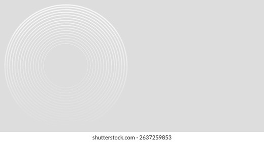 Clean abstract background featuring a subtle grey pattern of overlapping concentric circles, ideal for modern and minimalist design aesthetics.