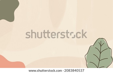 Clean background Autum, Fall Leaf, Fall background, pattern simple, background for presentation, Invitation, banner tips or ads, 