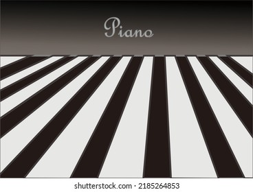 Clean Design Of Piano Wallpaper