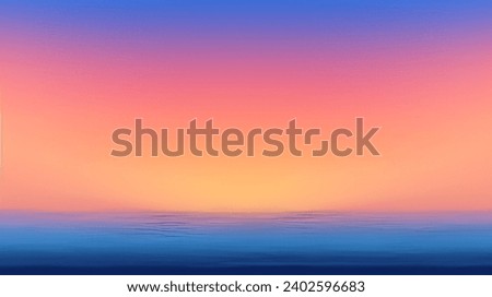 Clean gradient background, combination of sea green, light ocean, pink peach color with linear gradient background on horizontal frame.