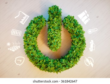 Clean Green Eco Energy Concept