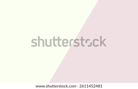 Clean and modern background featuring a diagonal split of two solid colors. A simple yet elegant design element with a subtle contrast, ideal for various creative projects.