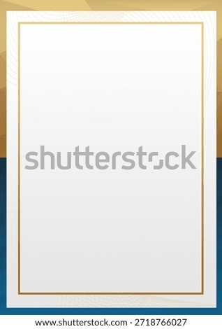 Clean Modern Certificate Background Design
